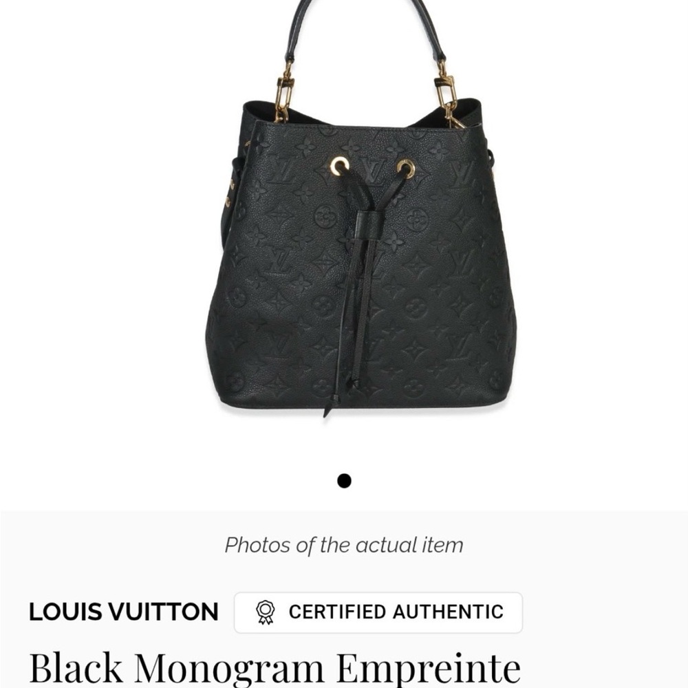 Louis Vuitton Black Shoulder Bag